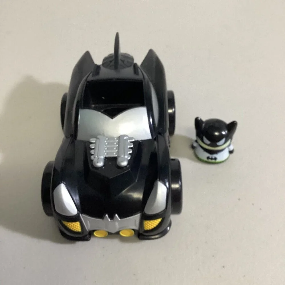 Fisher Price Batman Figure With Batmobile Vehicle